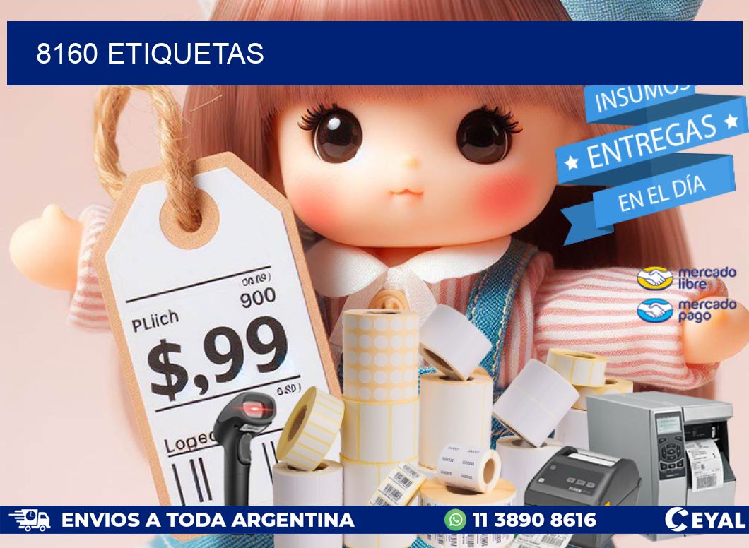 8160 ETIQUETAS