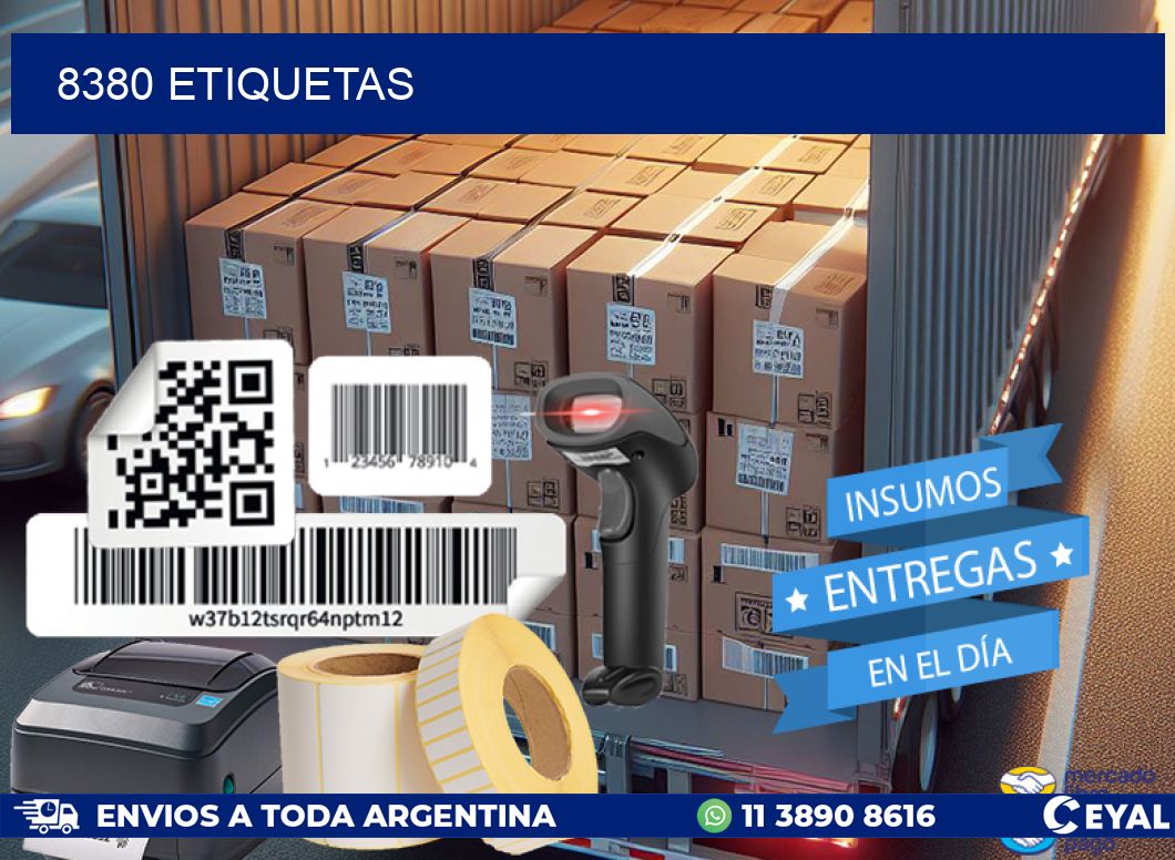 8380 ETIQUETAS