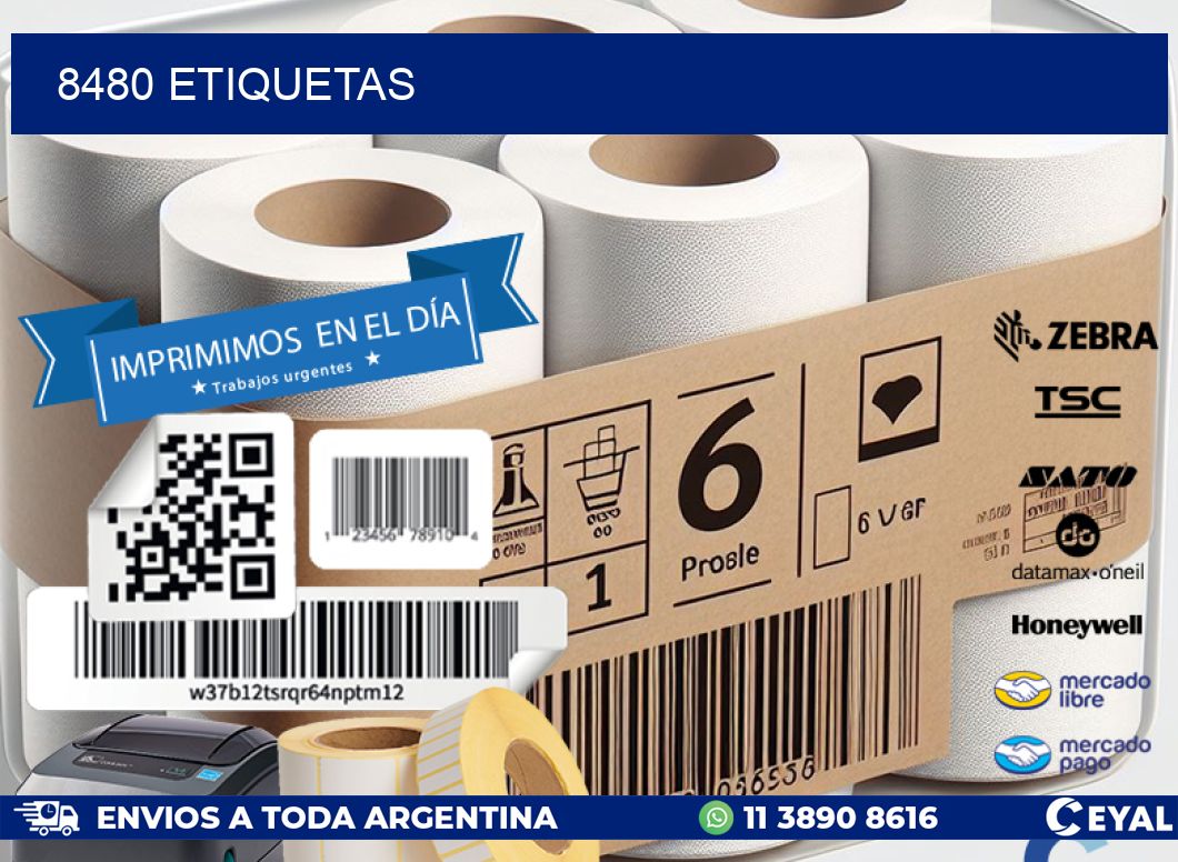 8480 ETIQUETAS