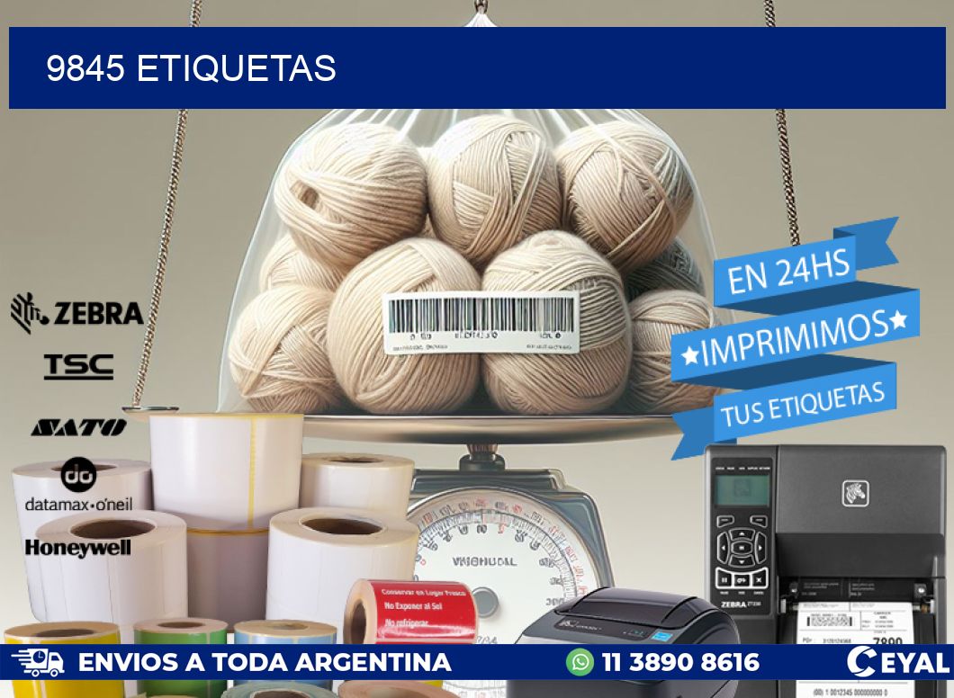 9845 ETIQUETAS
