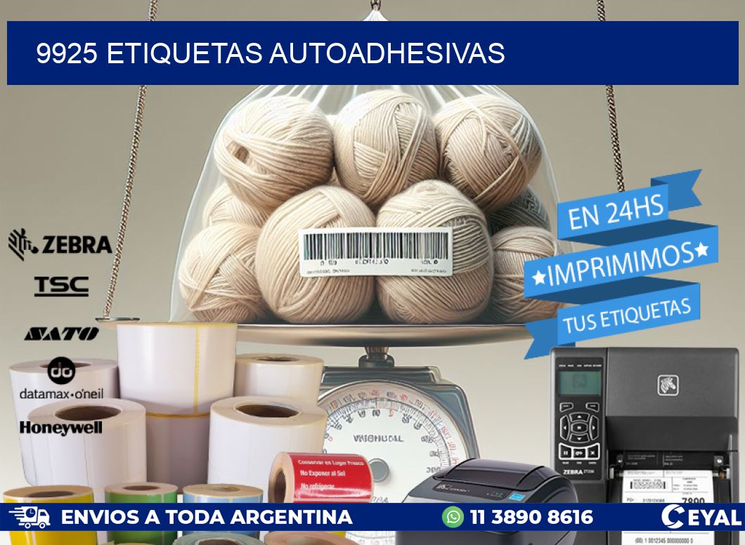 9925 ETIQUETAS AUTOADHESIVAS