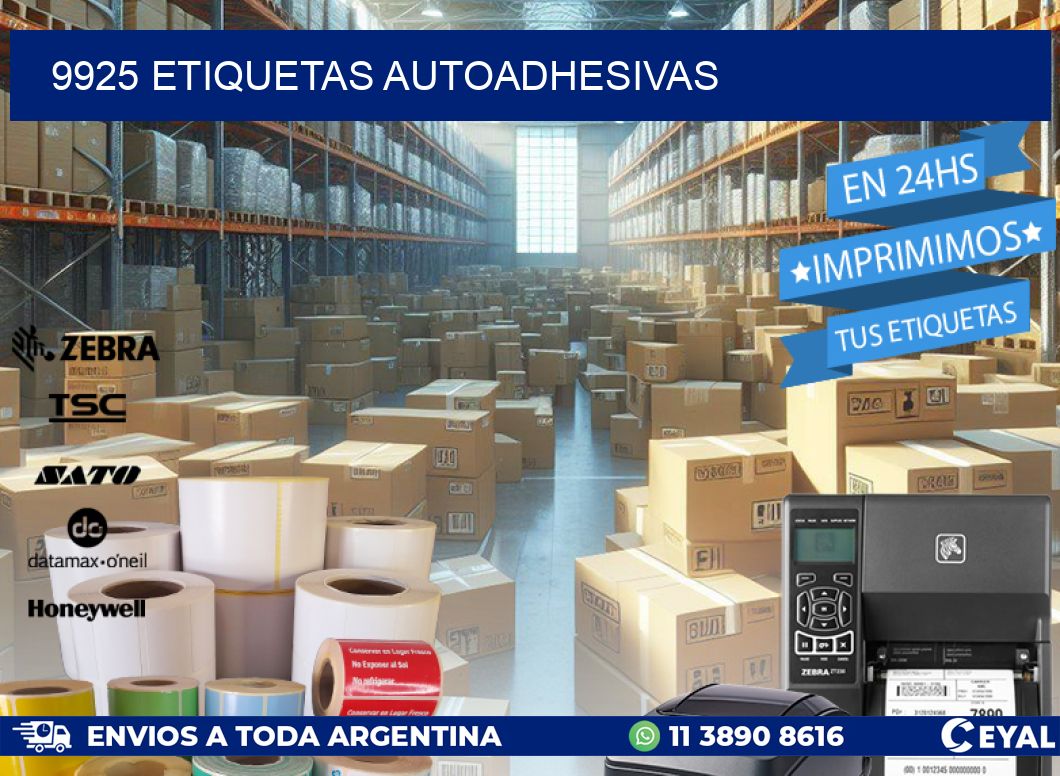 9925 ETIQUETAS AUTOADHESIVAS