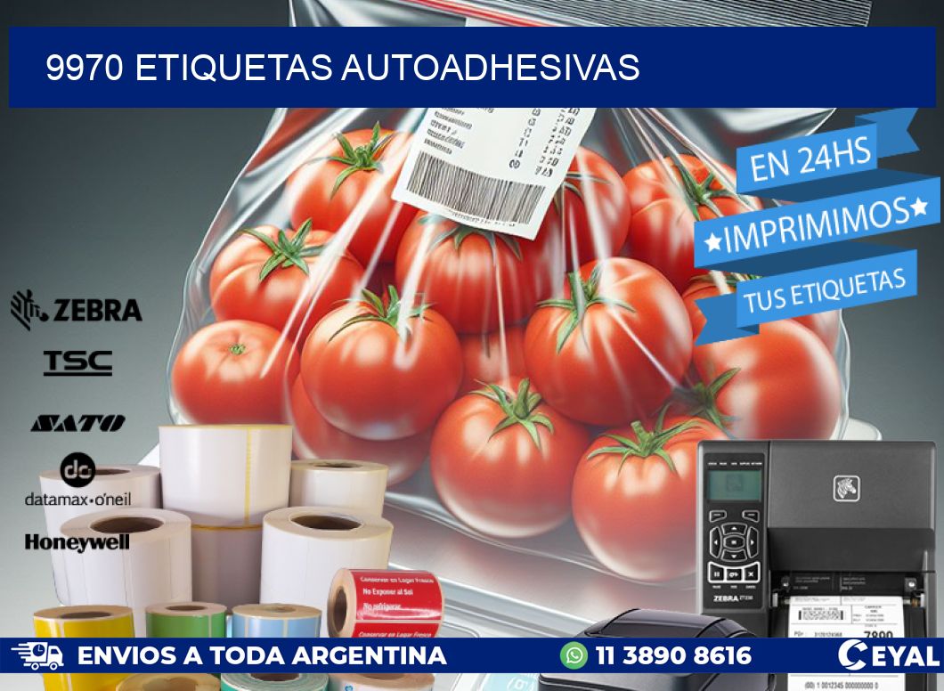 9970 ETIQUETAS AUTOADHESIVAS