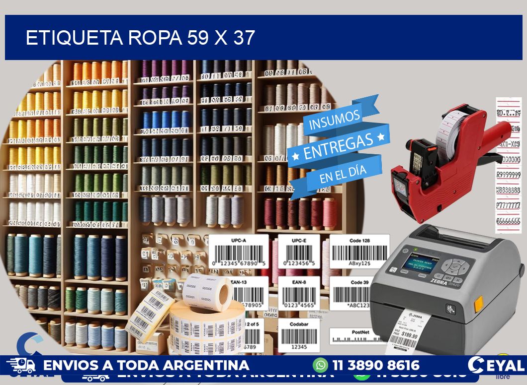 ETIQUETA ROPA 59 x 37