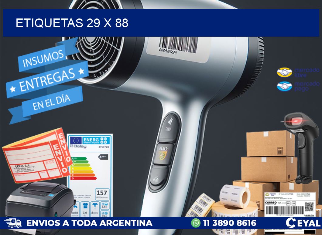 ETIQUETAS 29 x 88