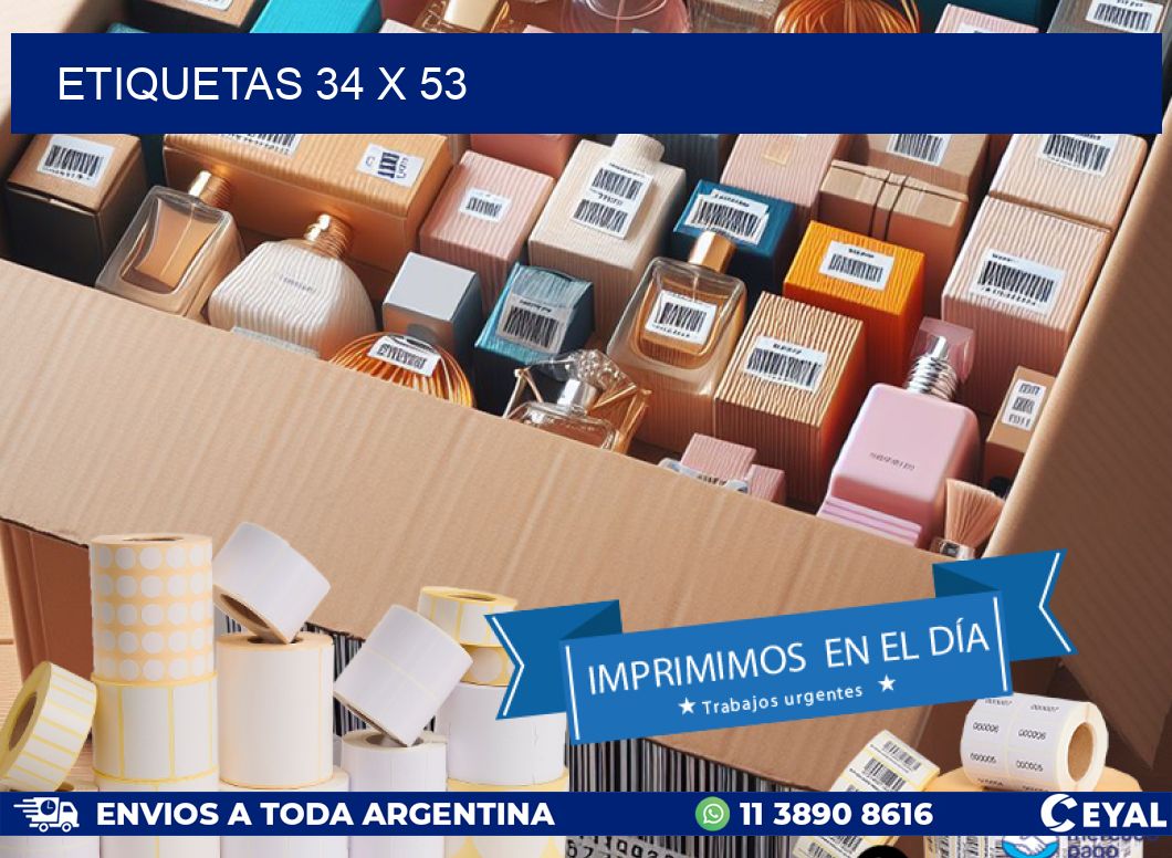 ETIQUETAS 34 x 53