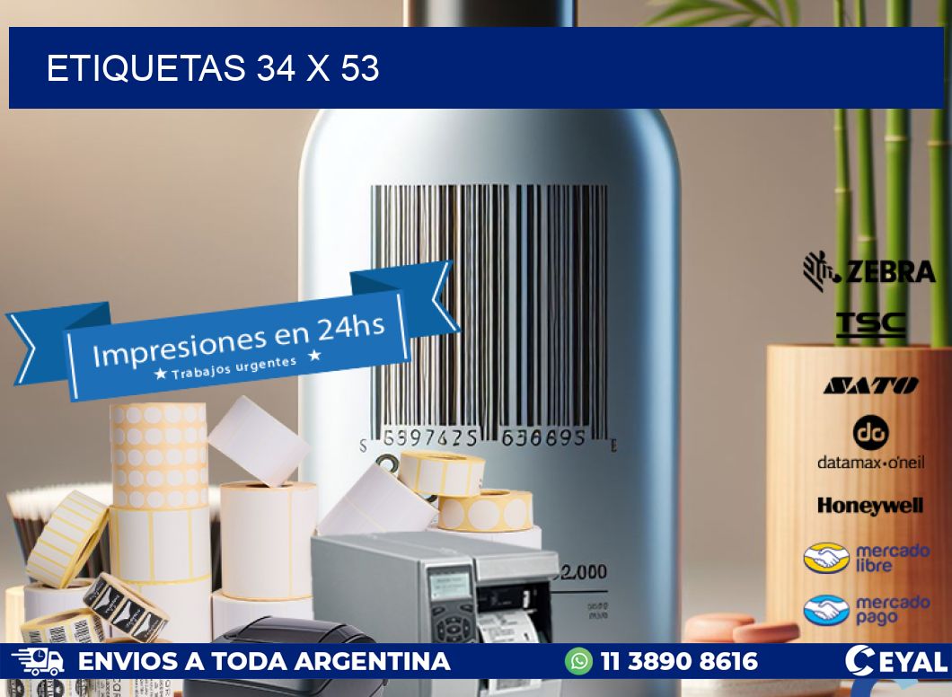 ETIQUETAS 34 x 53