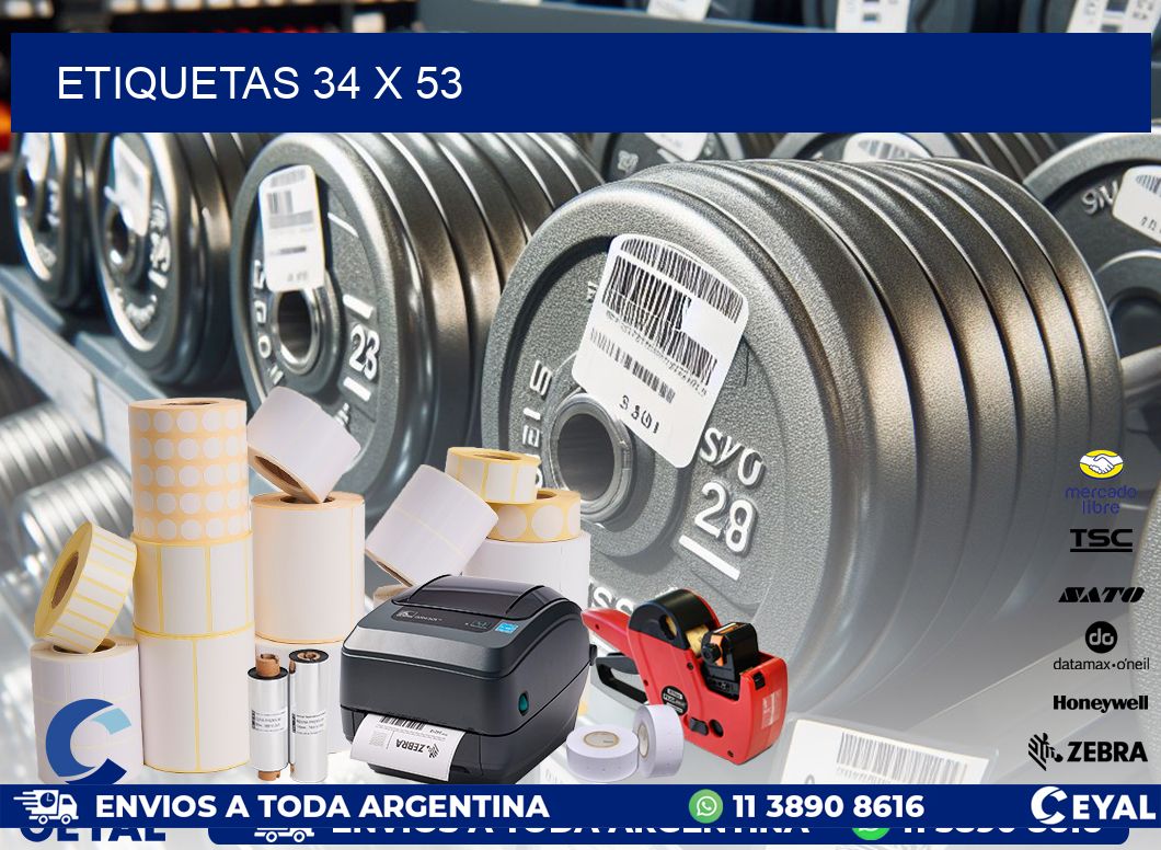 ETIQUETAS 34 x 53