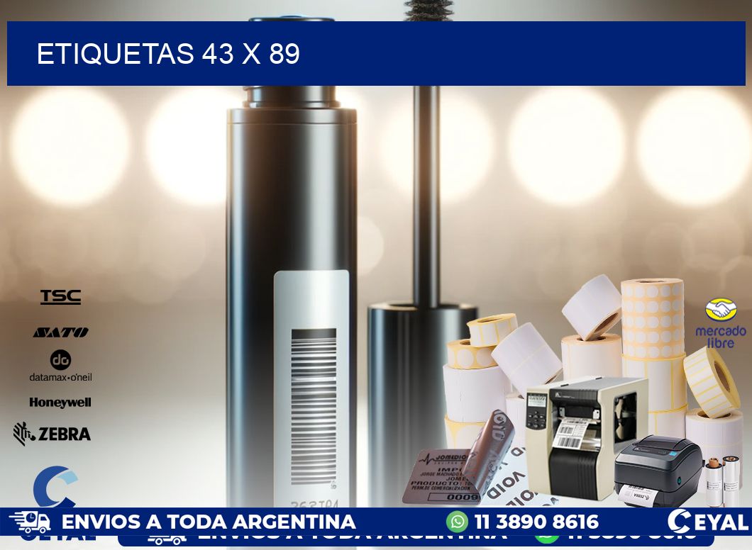 ETIQUETAS 43 x 89