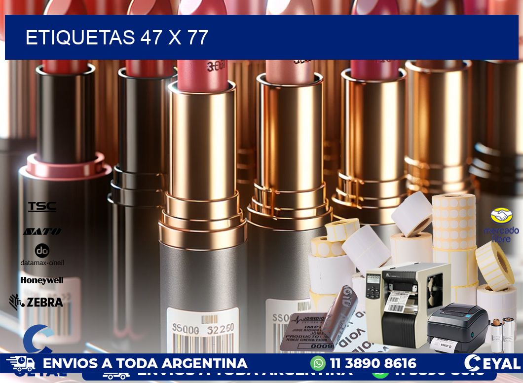 ETIQUETAS 47 x 77