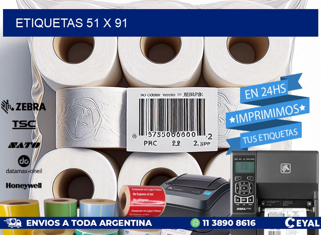 ETIQUETAS 51 x 91