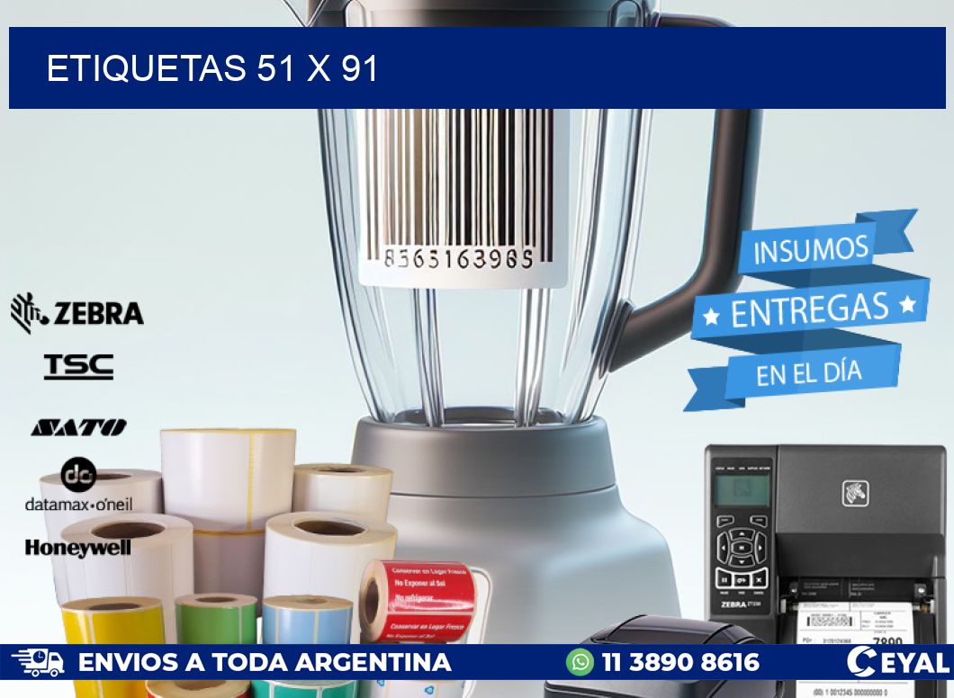 ETIQUETAS 51 x 91
