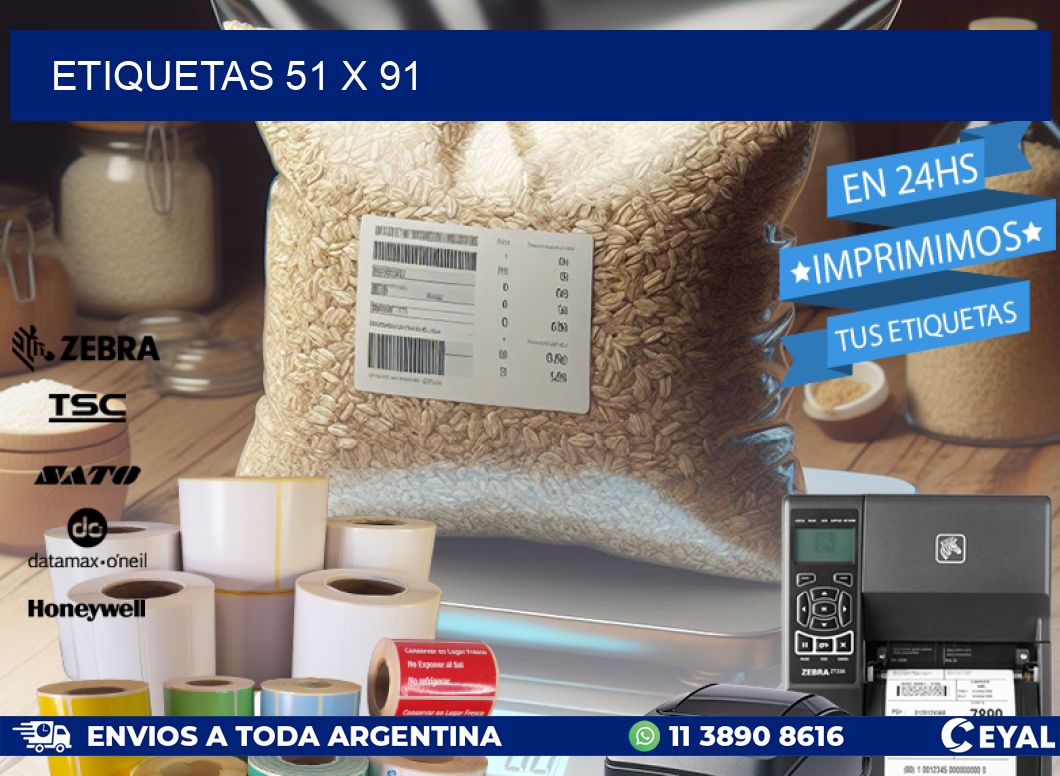 ETIQUETAS 51 x 91