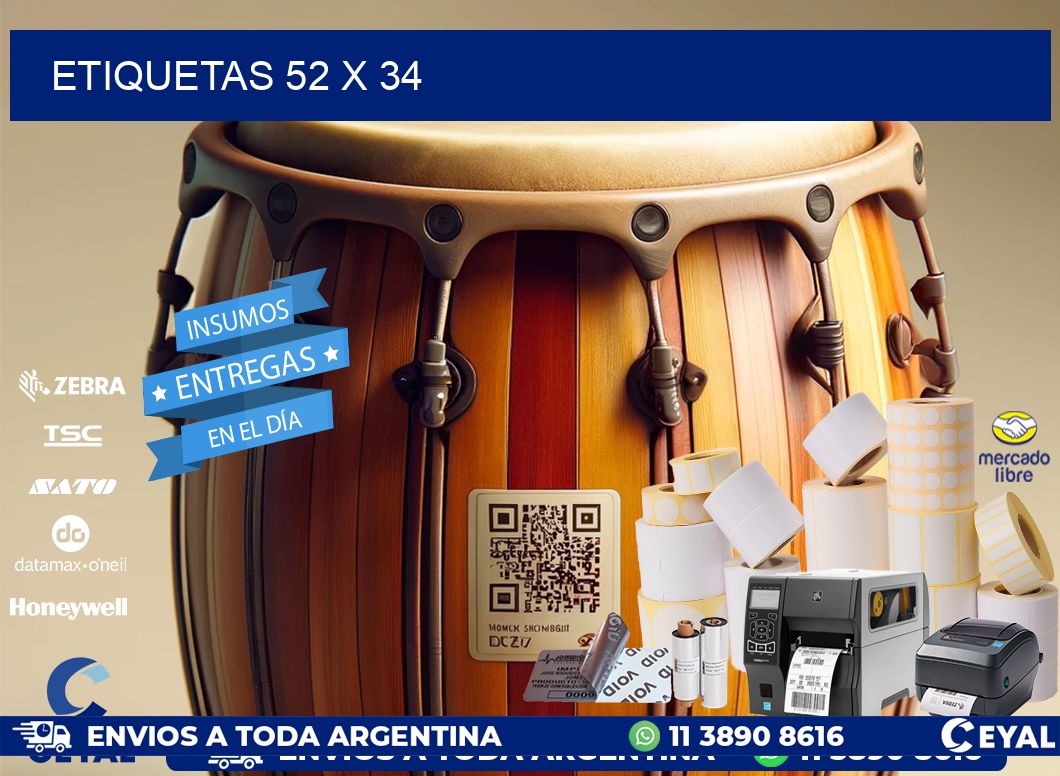 ETIQUETAS 52 x 34