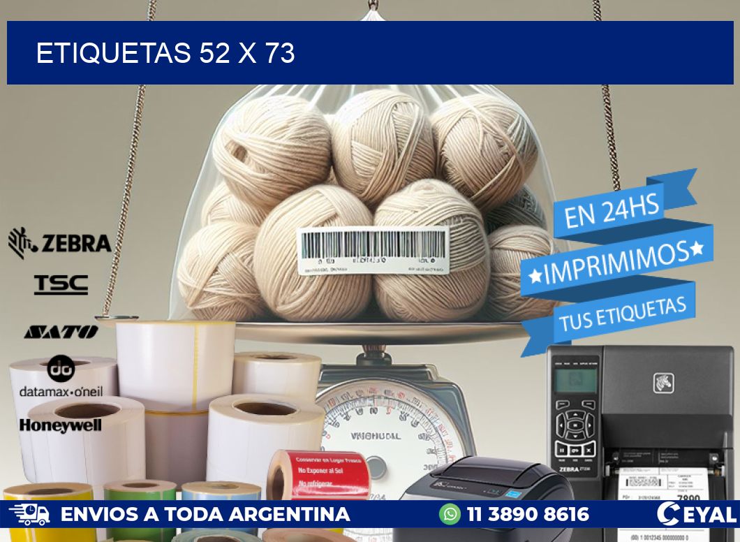 ETIQUETAS 52 x 73
