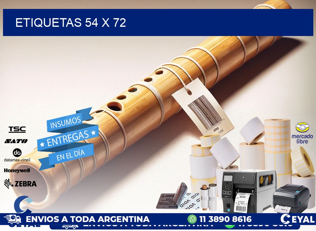 ETIQUETAS 54 x 72