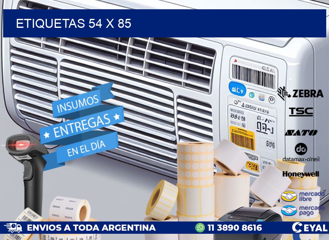ETIQUETAS 54 x 85