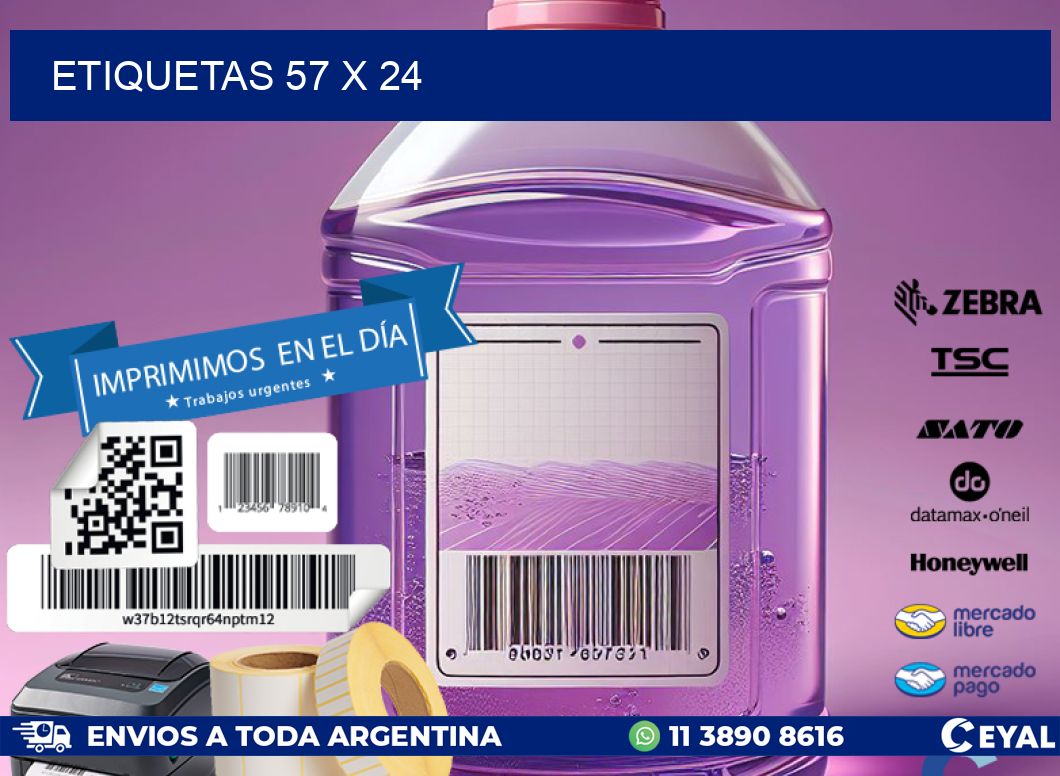 ETIQUETAS 57 x 24