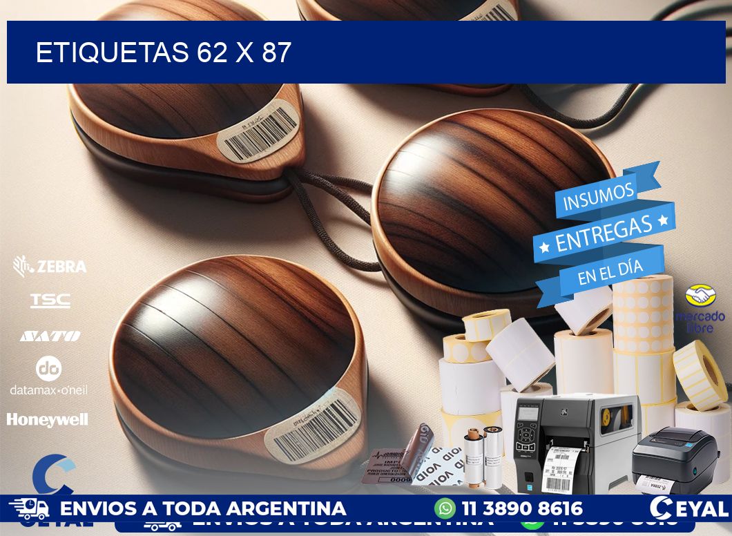 ETIQUETAS 62 x 87