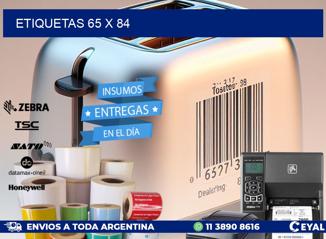 ETIQUETAS 65 x 84