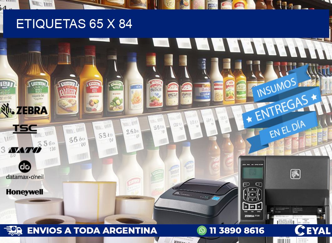 ETIQUETAS 65 x 84