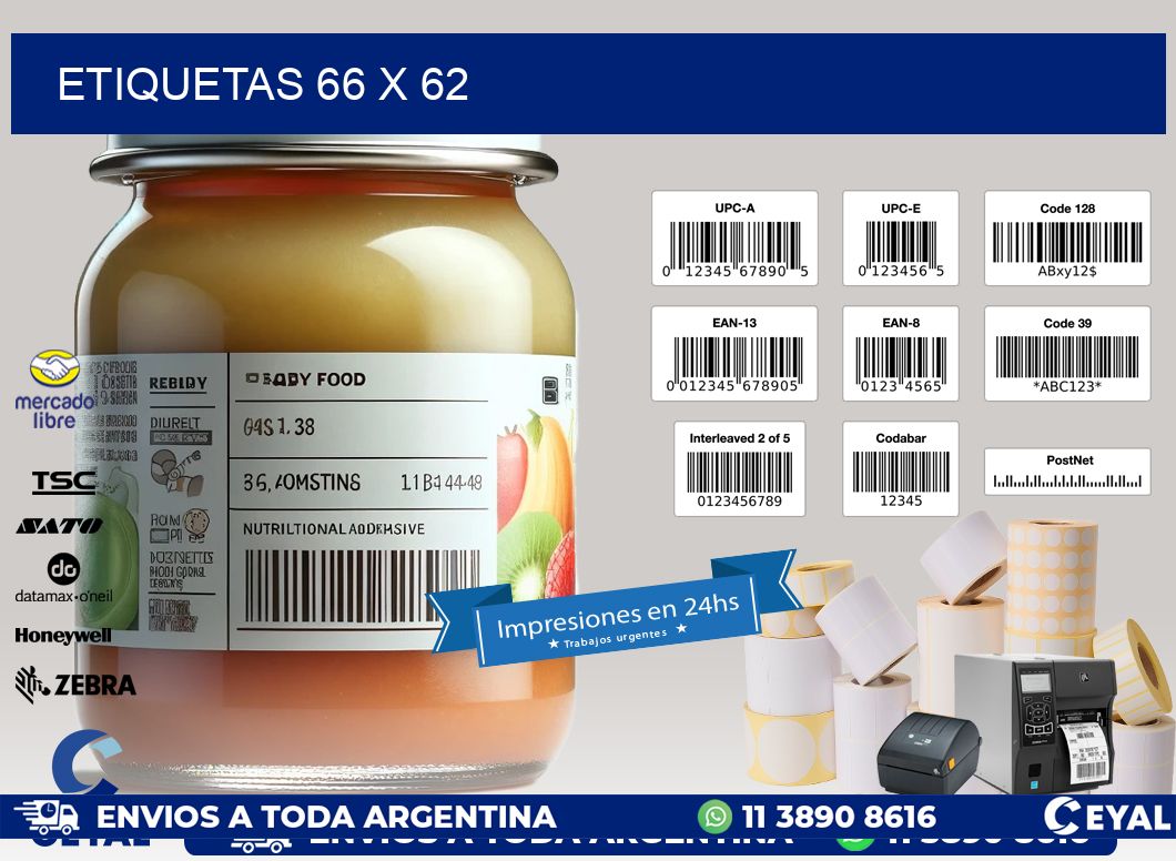ETIQUETAS 66 x 62