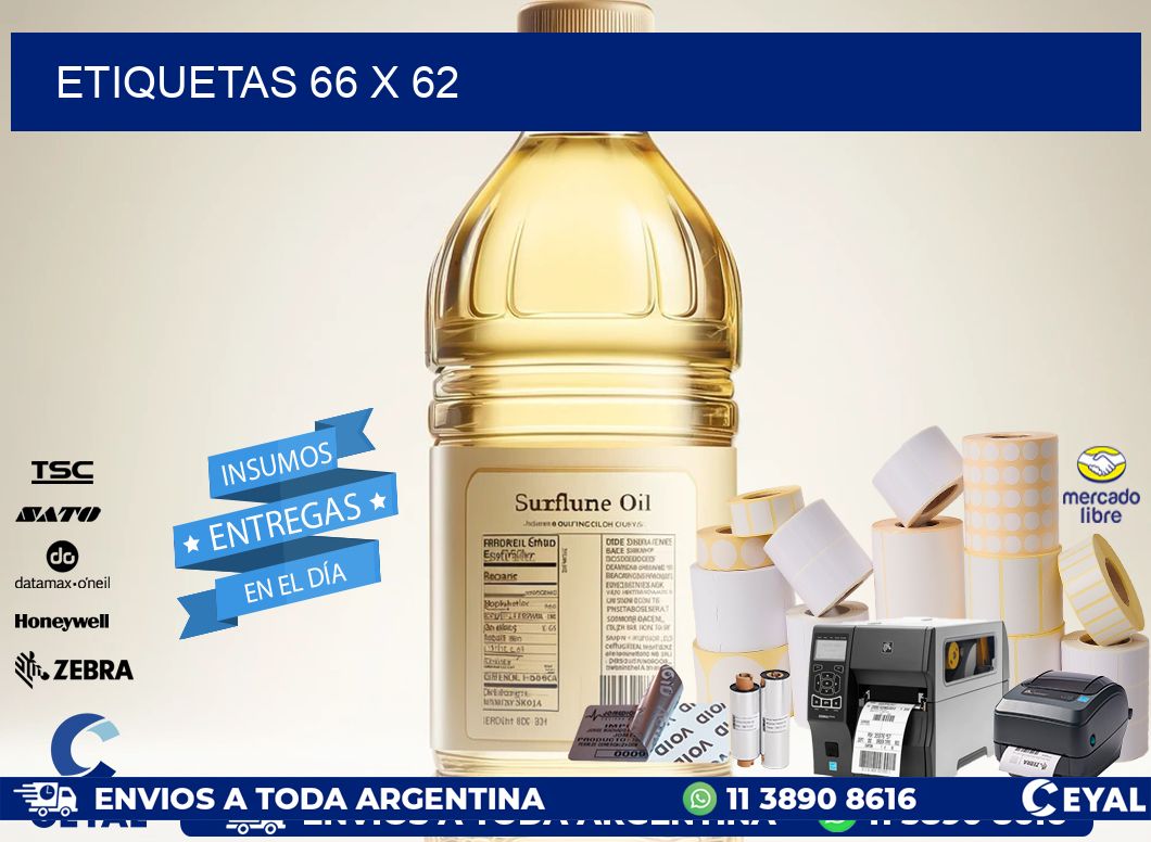 ETIQUETAS 66 x 62