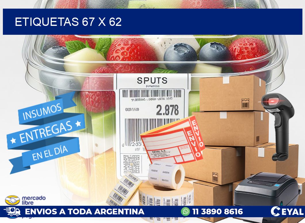 ETIQUETAS 67 x 62
