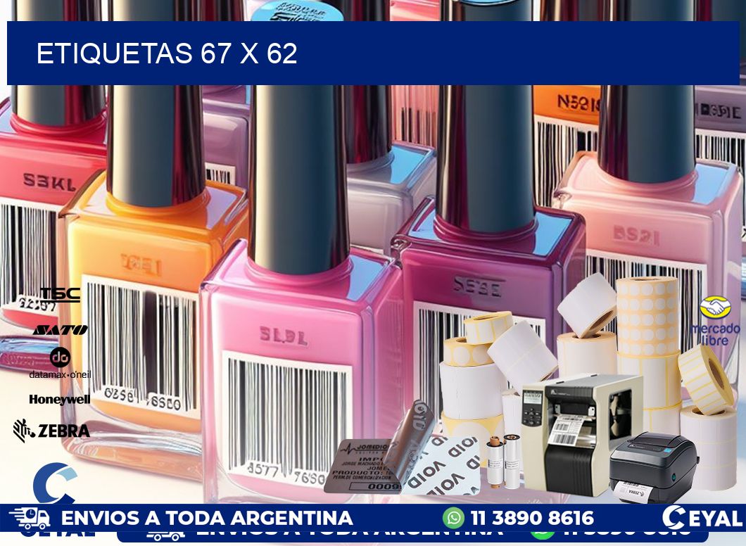 ETIQUETAS 67 x 62