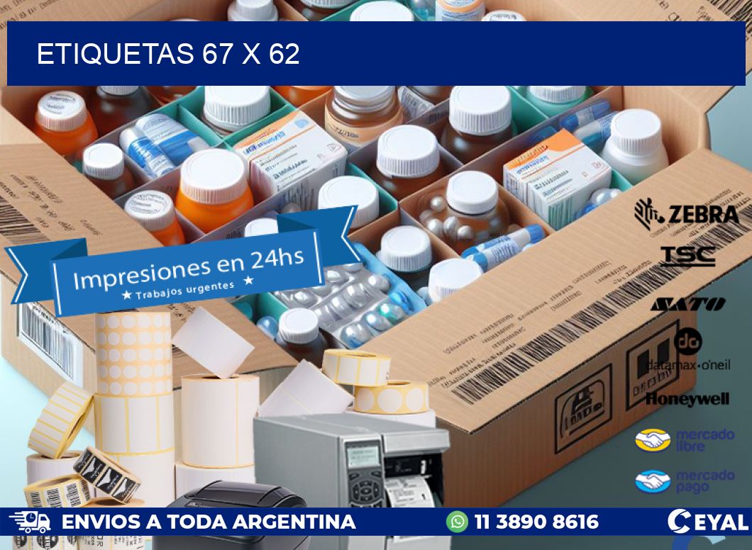 ETIQUETAS 67 x 62