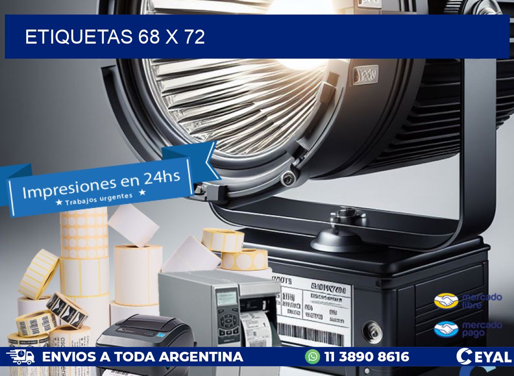 ETIQUETAS 68 x 72