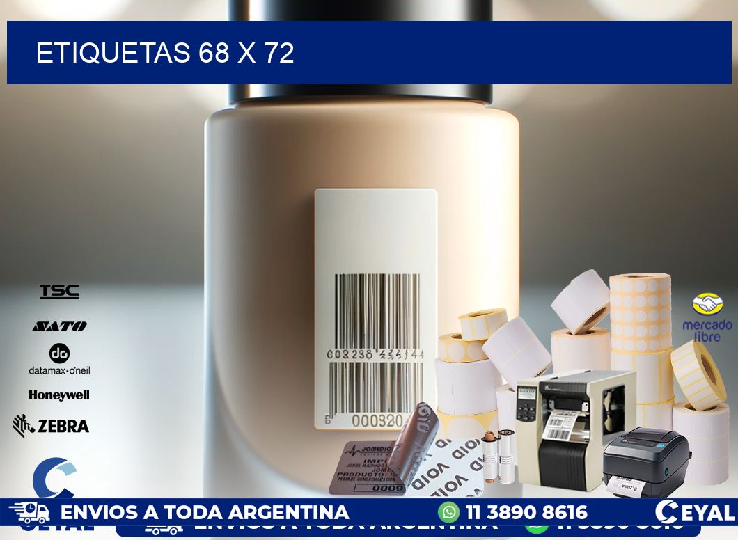 ETIQUETAS 68 x 72