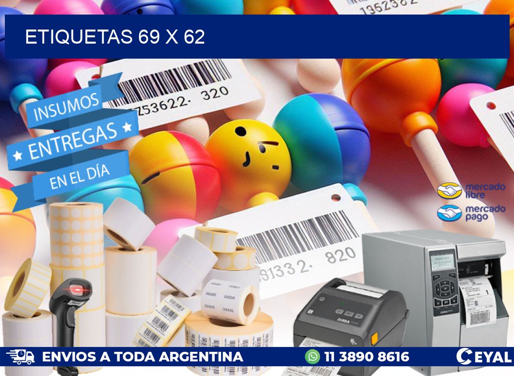 ETIQUETAS 69 x 62