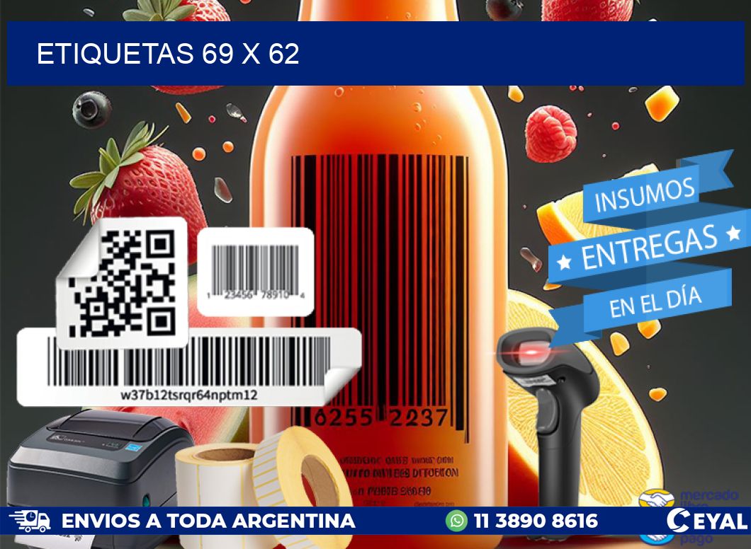 ETIQUETAS 69 x 62