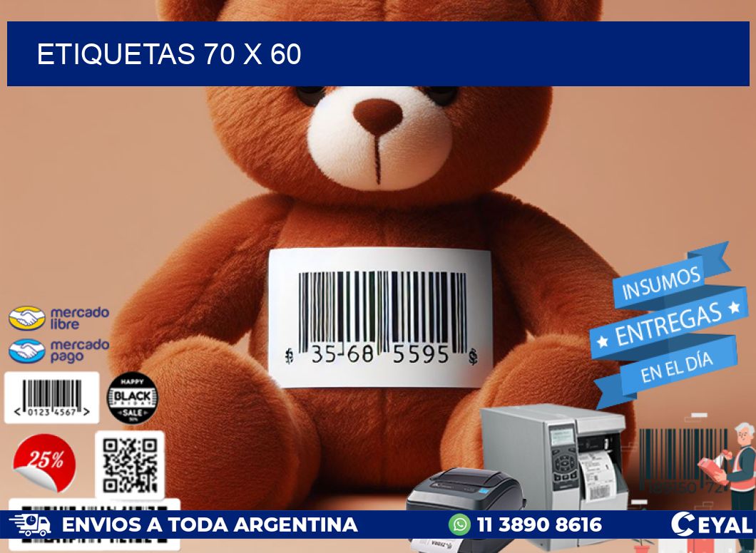 ETIQUETAS 70 x 60
