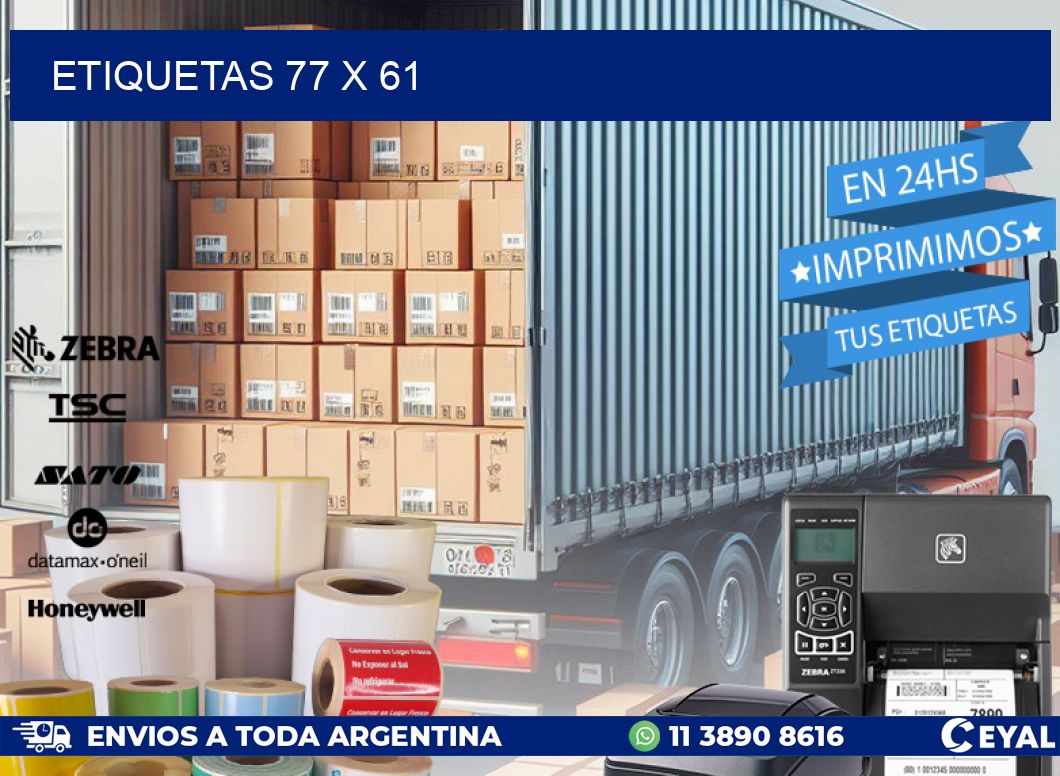 ETIQUETAS 77 x 61