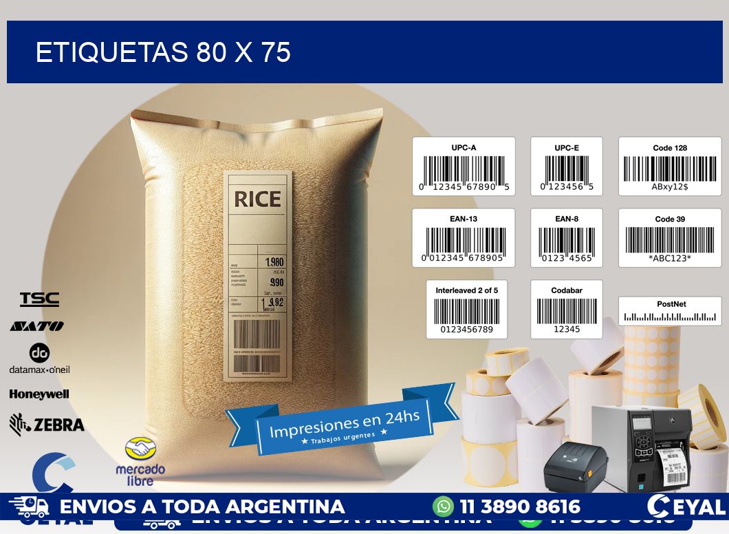ETIQUETAS 80 x 75
