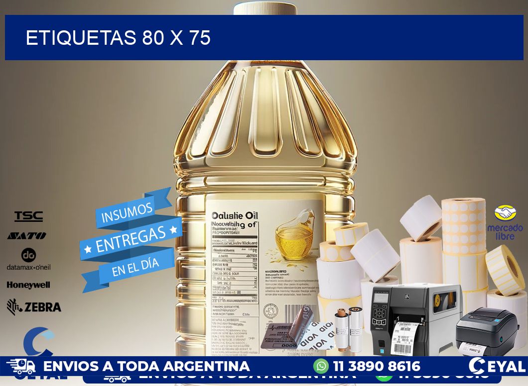 ETIQUETAS 80 x 75