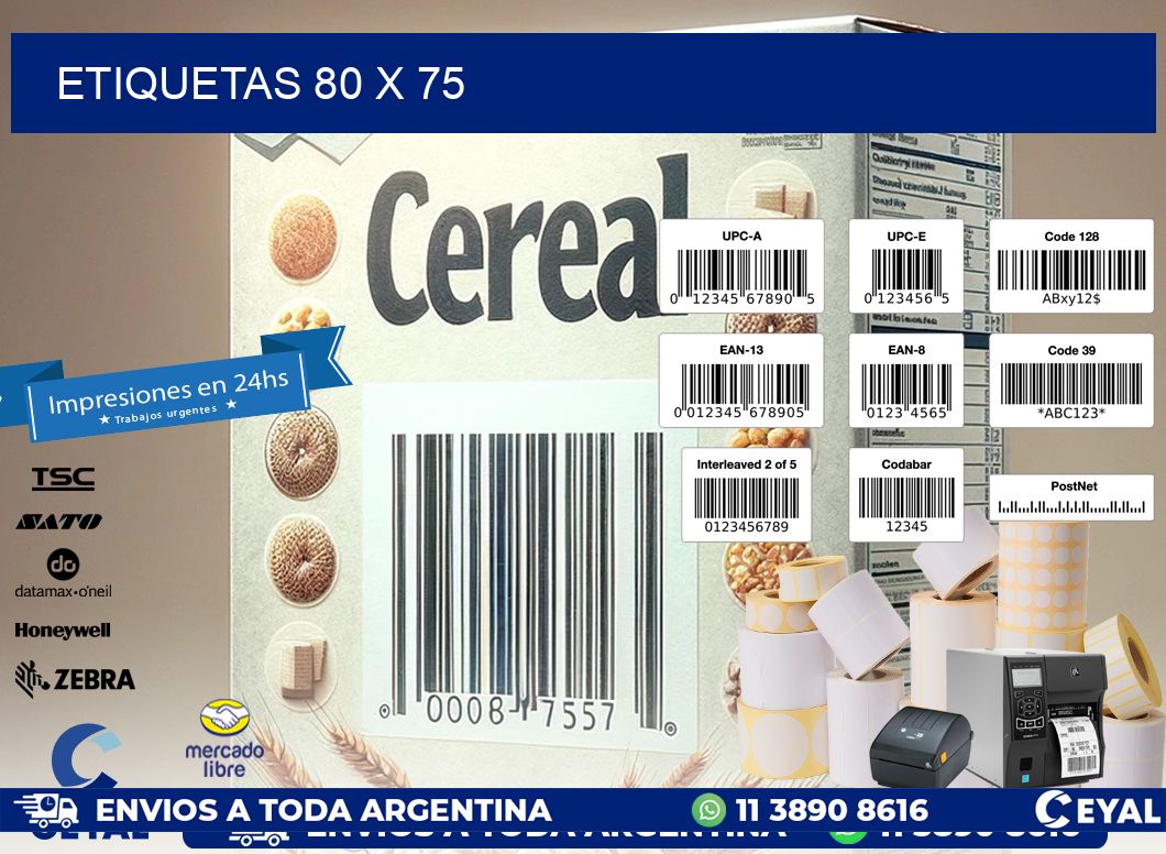 ETIQUETAS 80 x 75