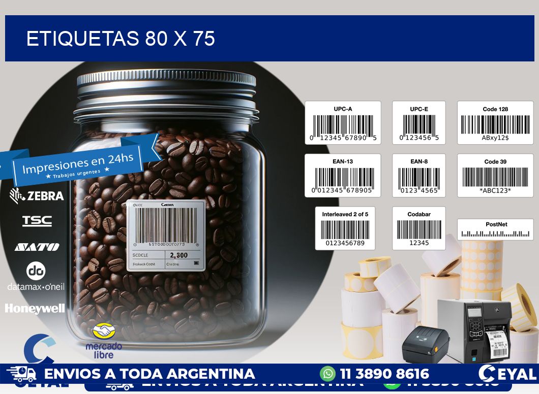 ETIQUETAS 80 x 75