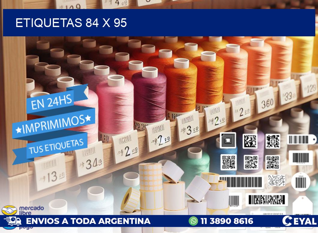ETIQUETAS 84 x 95
