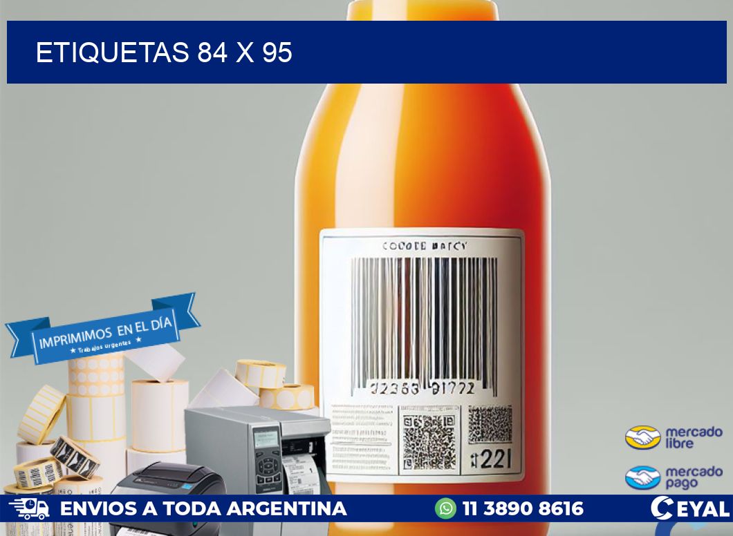 ETIQUETAS 84 x 95