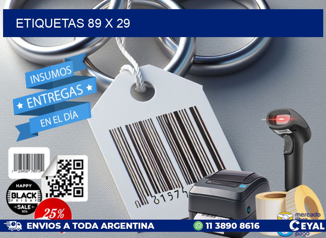 ETIQUETAS 89 x 29
