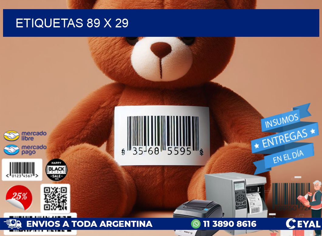 ETIQUETAS 89 x 29