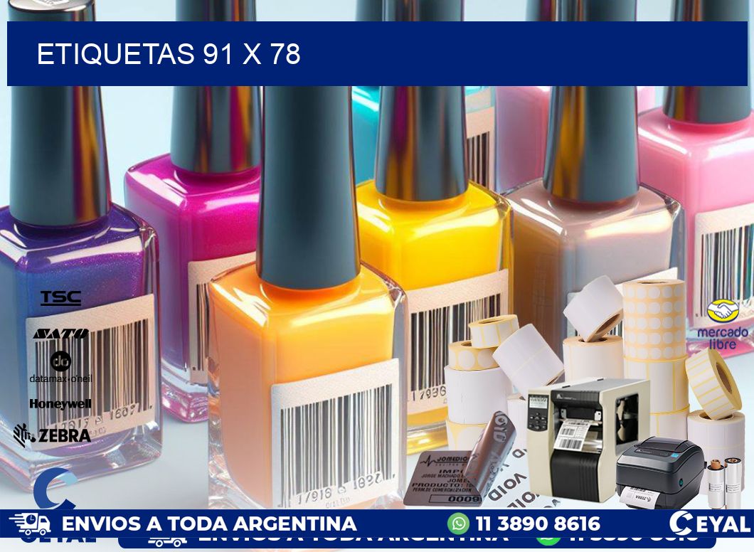 ETIQUETAS 91 x 78