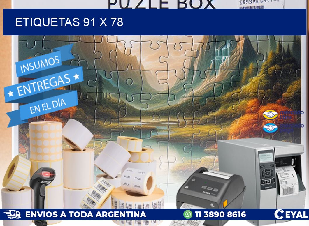 ETIQUETAS 91 x 78