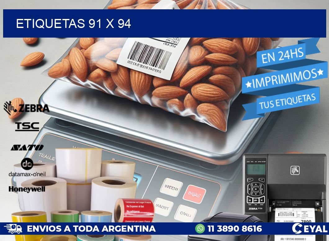 ETIQUETAS 91 x 94