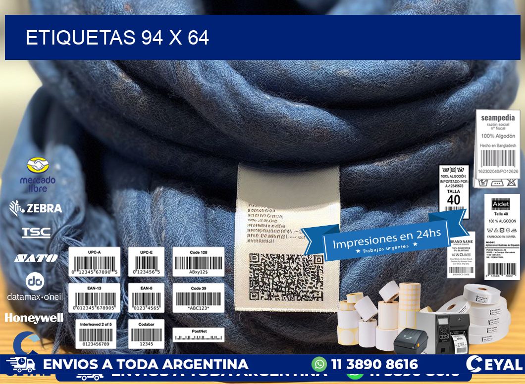 ETIQUETAS 94 x 64