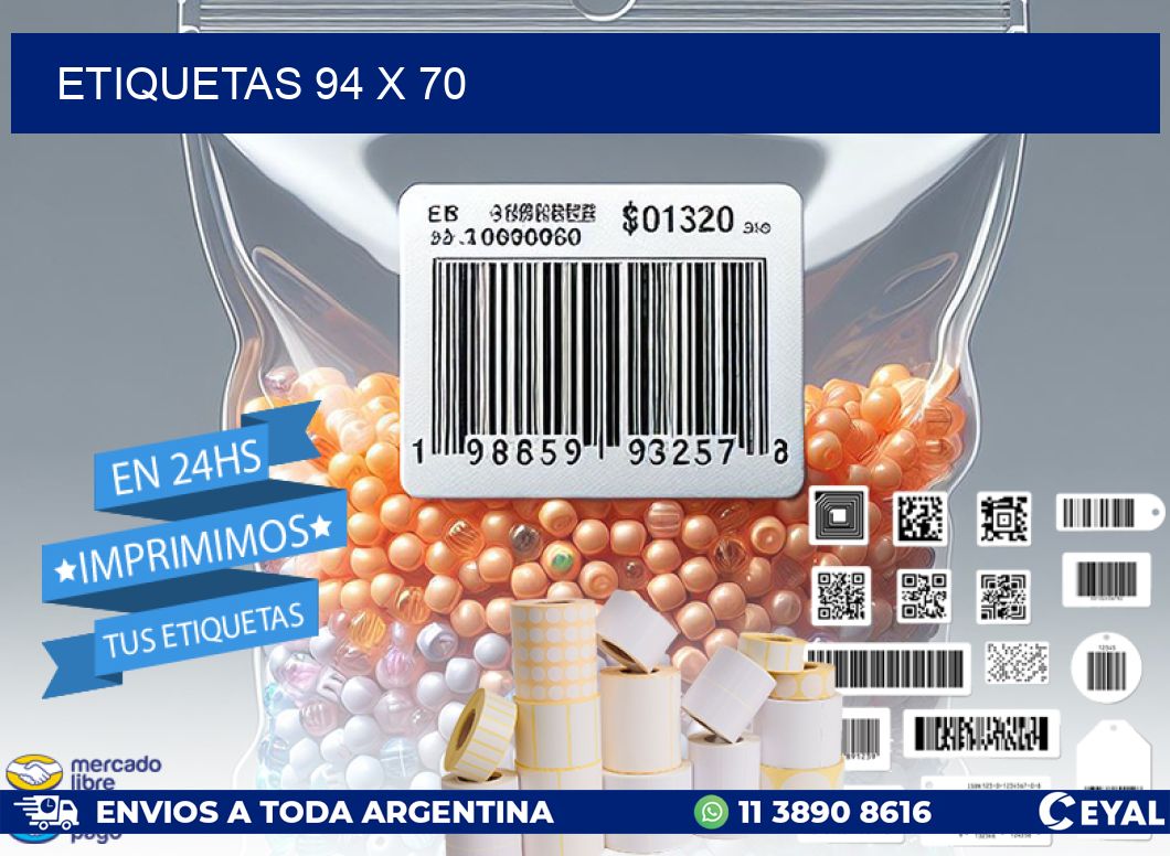 ETIQUETAS 94 x 70