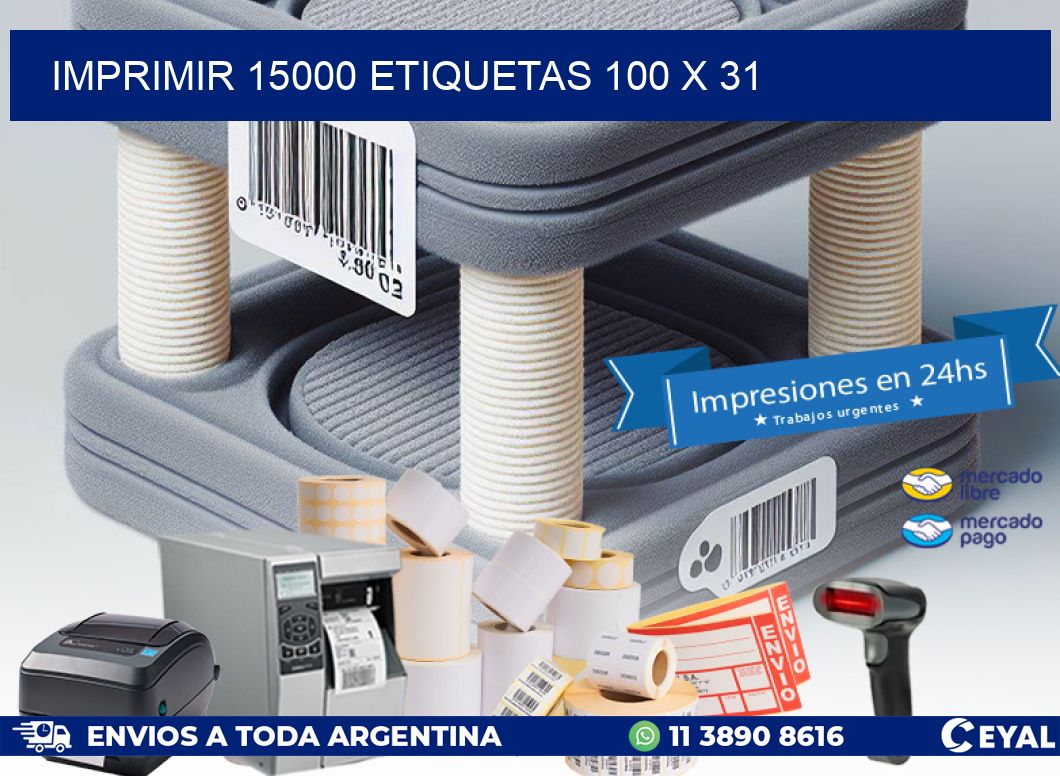 IMPRIMIR 15000 ETIQUETAS 100 x 31